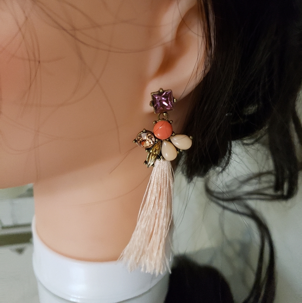 🔥BRAND NEW🔥Fringe Tassel Earrings 🧚‍♀️🎉💫 - Picture 8 of 8
